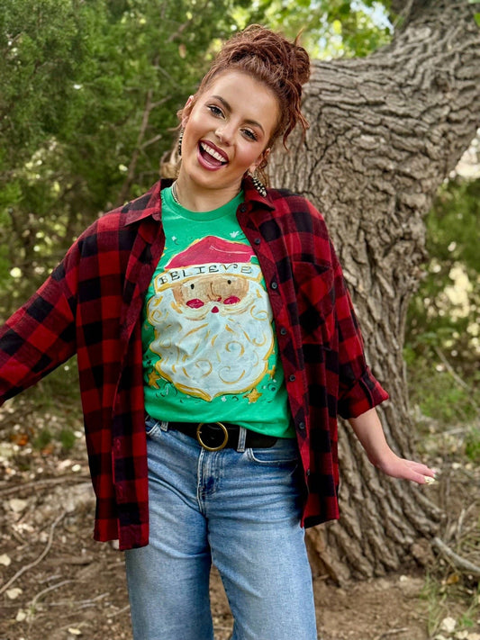 Callie Ann Stelter Believe in Santa Tee & Sweatshirt