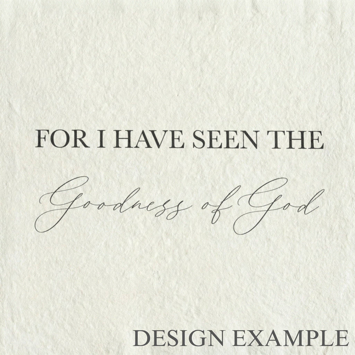 Glass Table Frames & Cards - Goodness of God