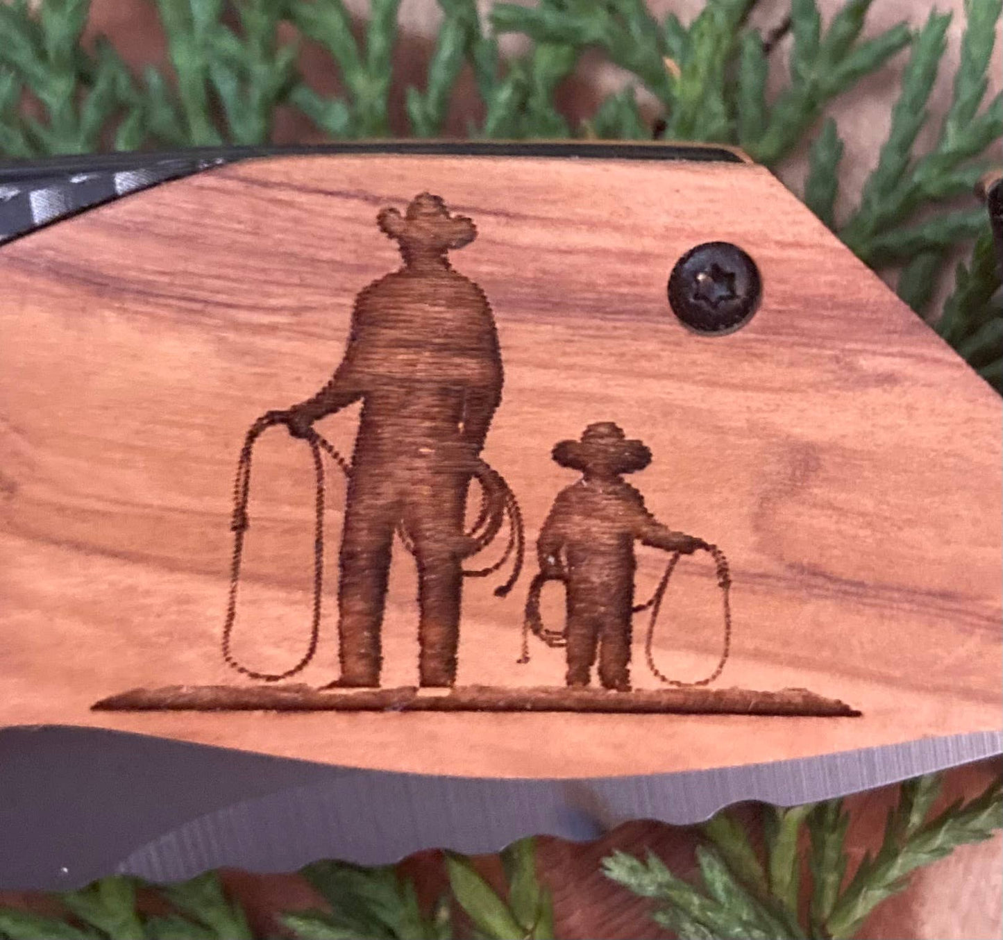 Dad/Son Cowboys Knife