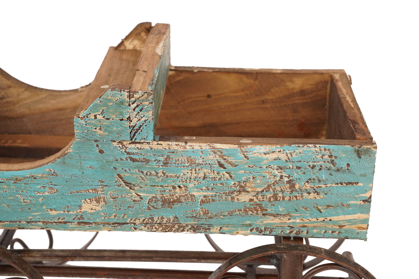 Rustic Wooden Wagon-Garden Planter