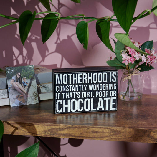 Motherhood Box Sign