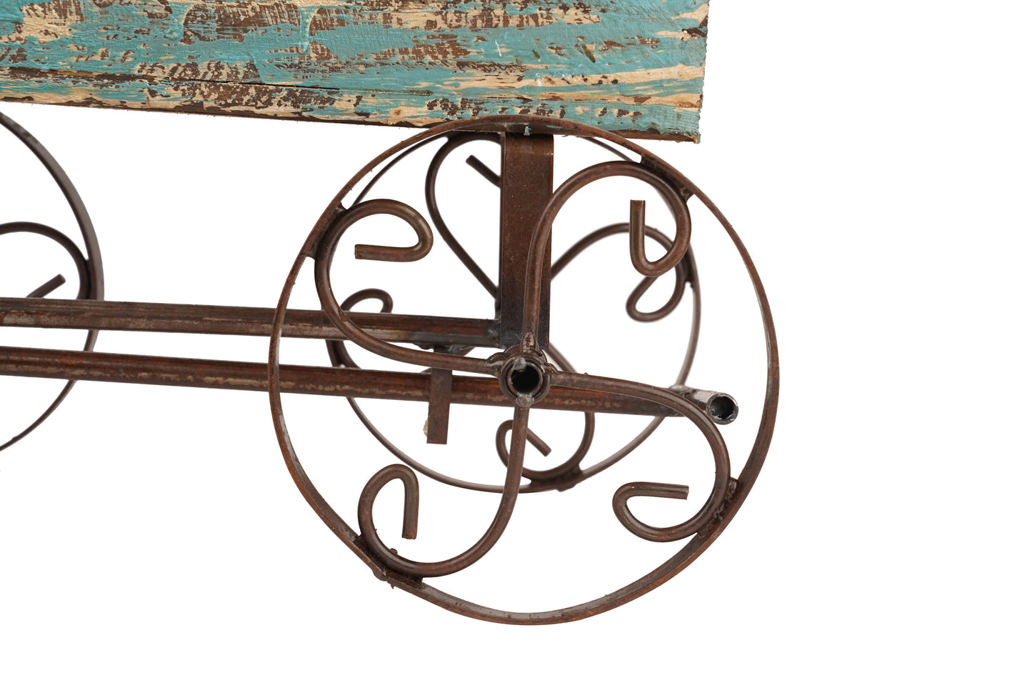 Rustic Wooden Wagon-Garden Planter
