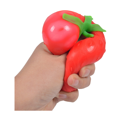 Simulation Strawberry Squishy Toy Slow Rising Stress Relief Squeeze Toy