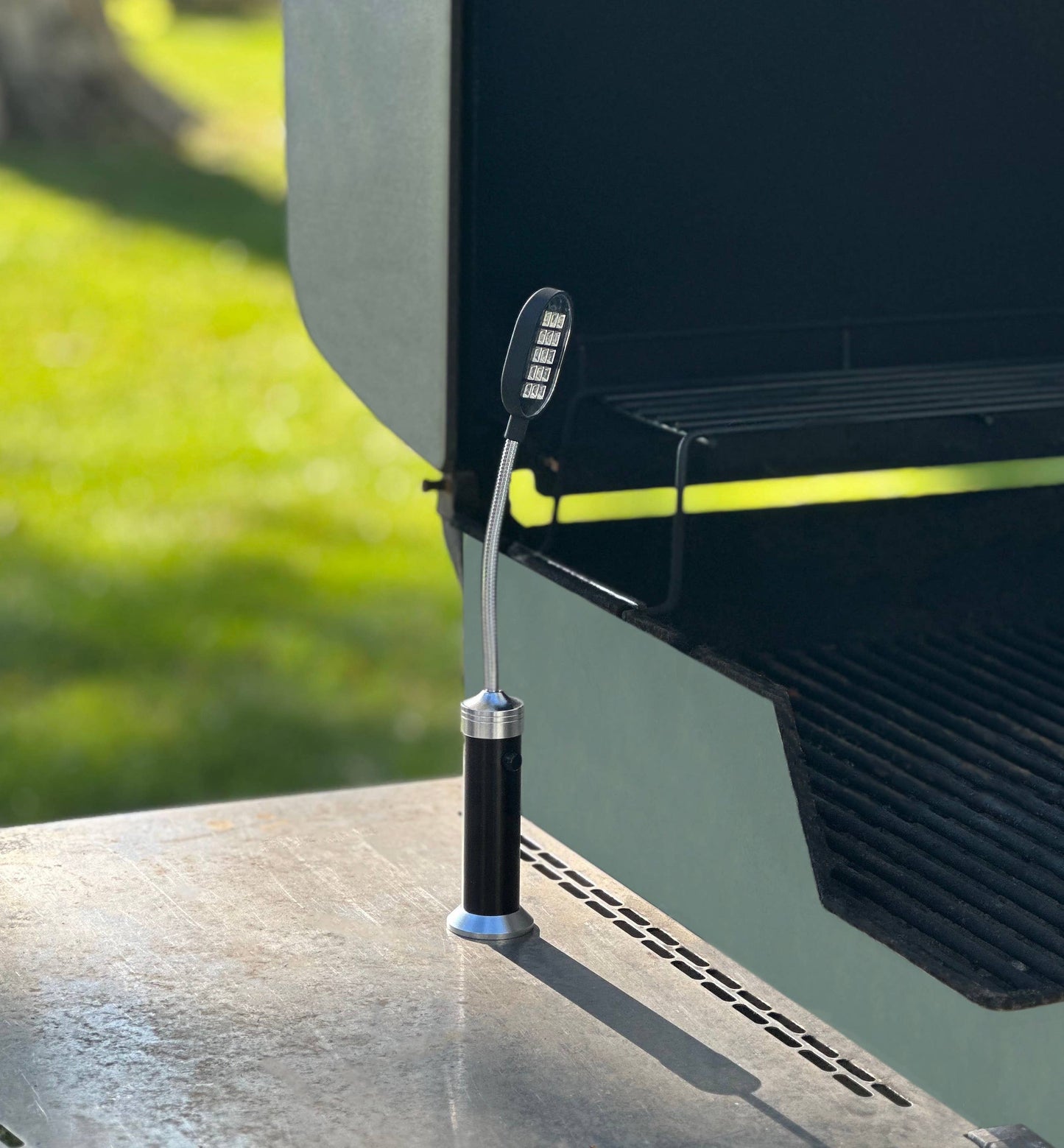 Outset Outdoor Rotating Grill Light, Magnetic Base, 11.2"