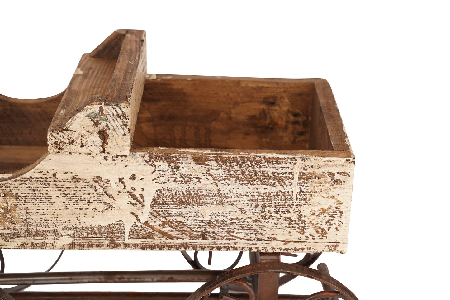 Rustic Wooden Wagon-Garden Planter
