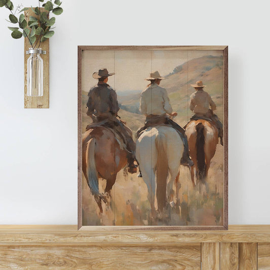 Three Horse Riders Neutral