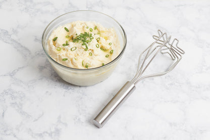 Fox Run 2-in-1 Mixer Stainless Steel Potato Masher, 10.5"