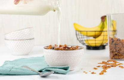 Kook Ceramic Cereal Bowls, 22 oz, Set of 4,