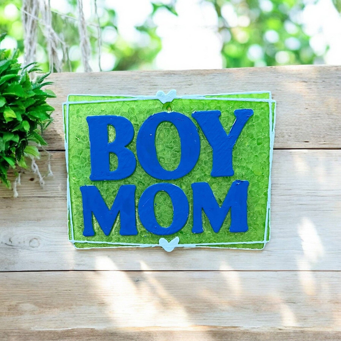 Boy Mom Freshie: Mahogany Teakwood