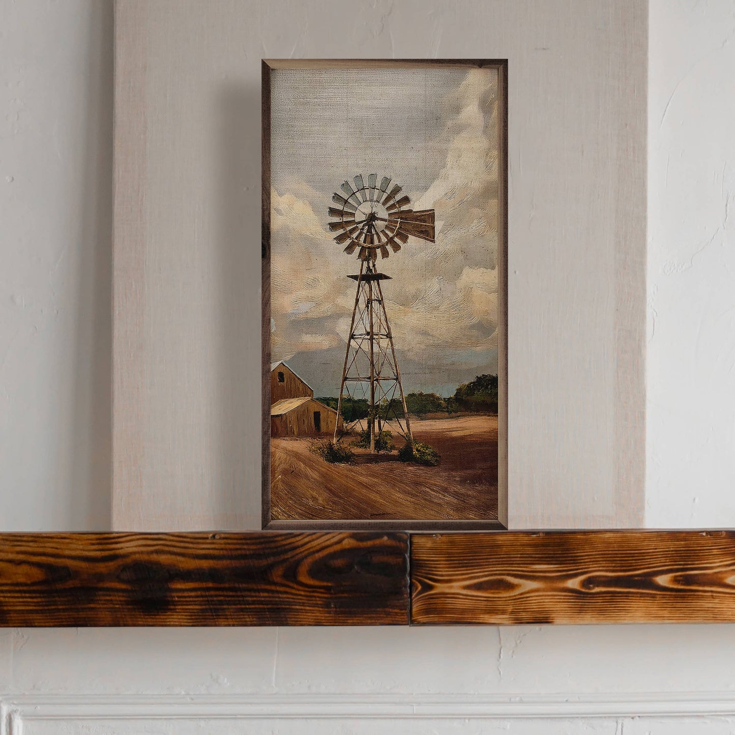 Windmill On The Farm