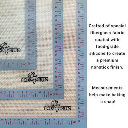 Fox Run Non-Stick Baking Mat, Silicone, 14.25" x 9.5"