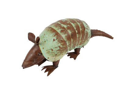 Farmhouse Garden Metal Armadillo-NEW-16x5x6 inch-Two Colors