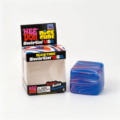 July 4th Cube Slow Rising Stress Relief Toy Not From Needoh