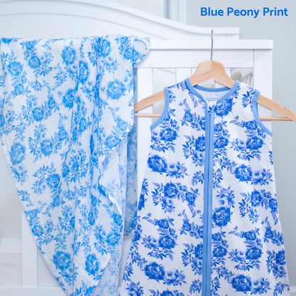 A Peony For Your Baby Sleep Sack, 100% Organic Cotton