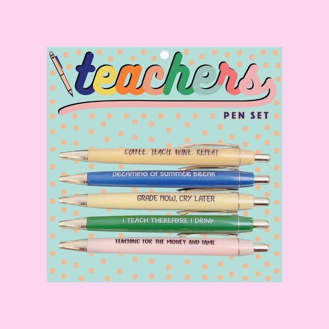 Teachers Pen Set (funny gifts, teacher gifts, teacher week)