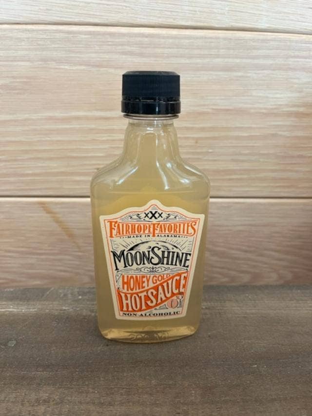 Honey Gold Moonshine Hotsauce Small Flask