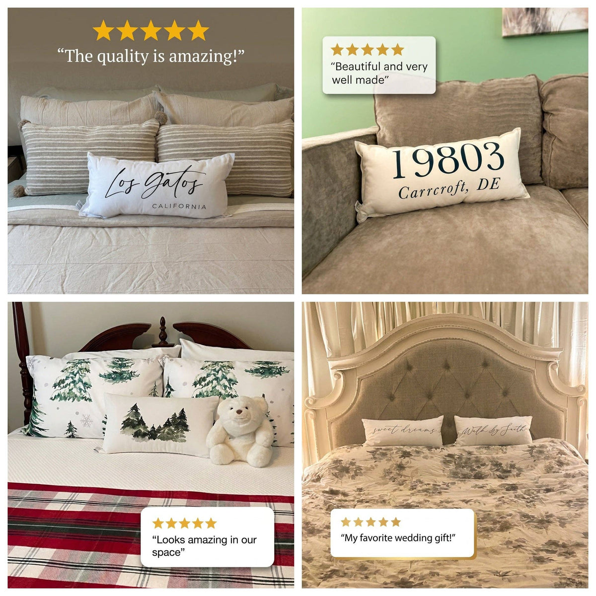 Lumbar Pillows - Mr. & Mrs. | Wedding Gift