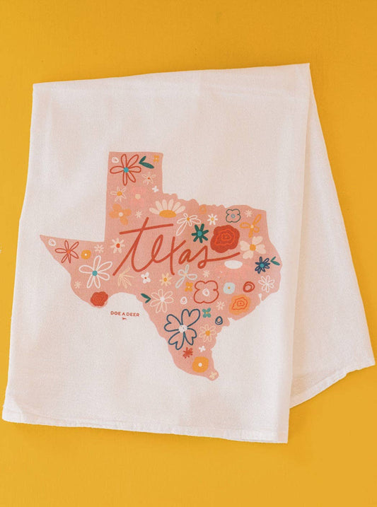 Texas Floral Towel