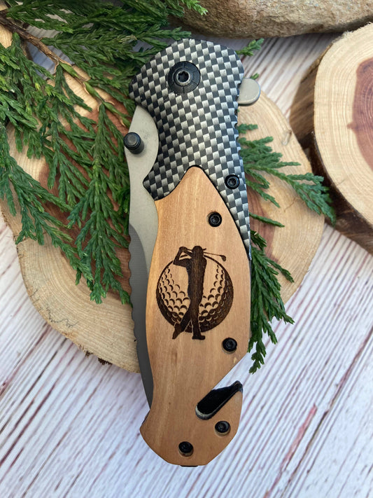 Golfer on the Ball Knife