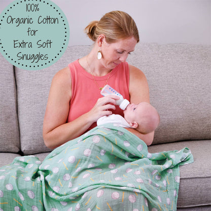 Hole In One Golf Baby Muslin Swaddle Blanket