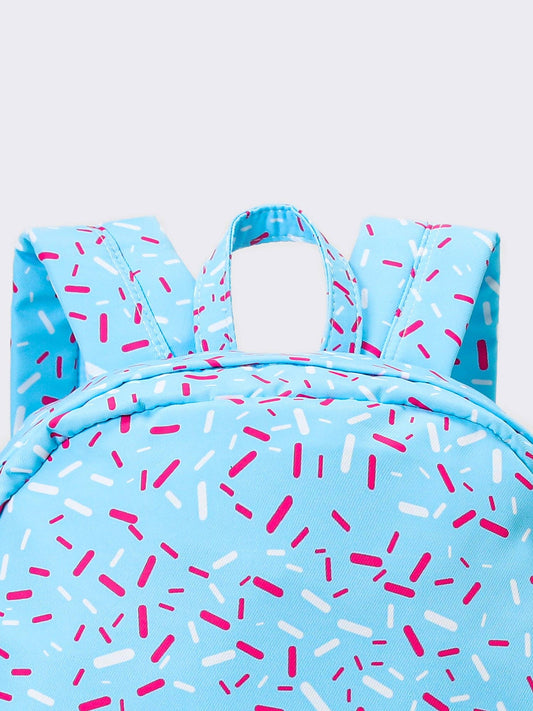 Ice Cream Drip Kids Canvas Backpack