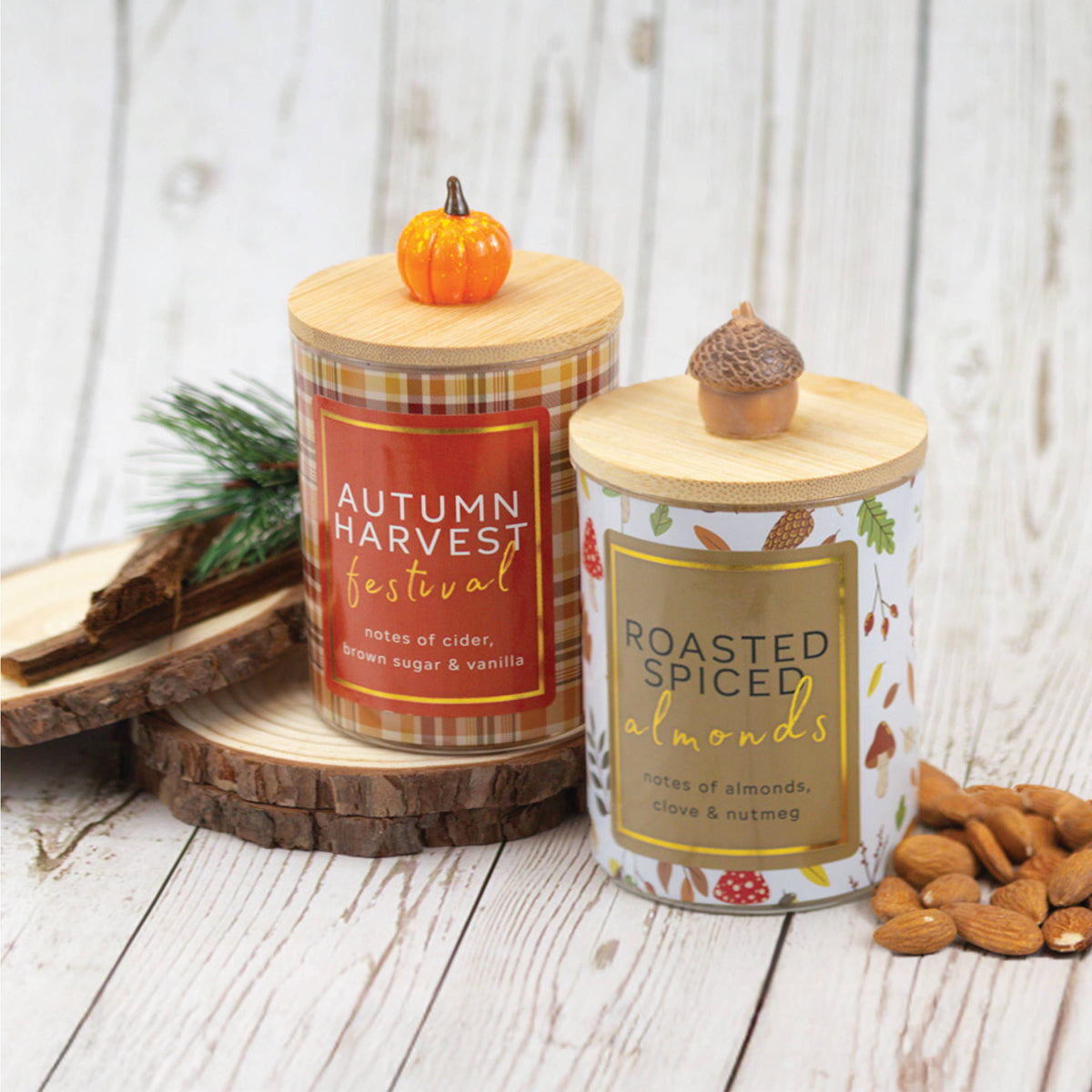 Roasted Spice Almonds – 10oz Holiday Scented Gift Candle