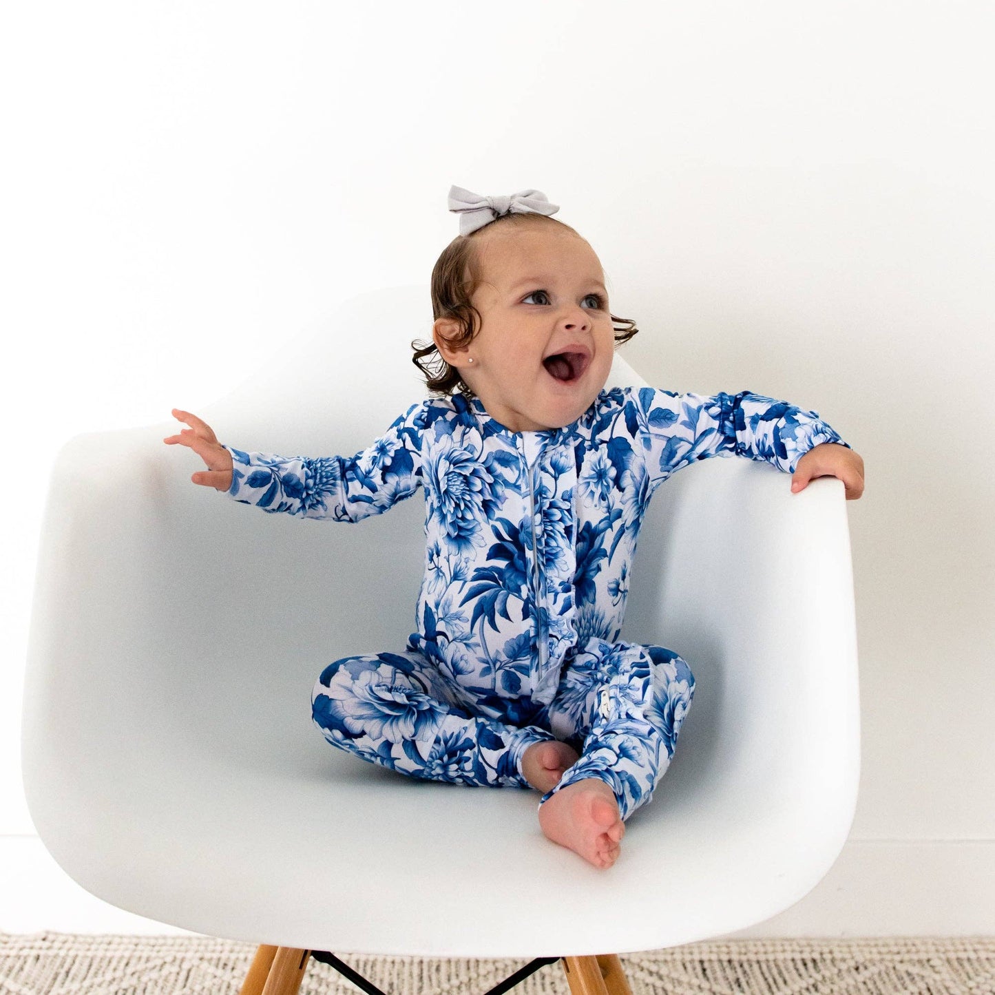 Hattie RUFFLE ZIP Bamboo Sleepes Little