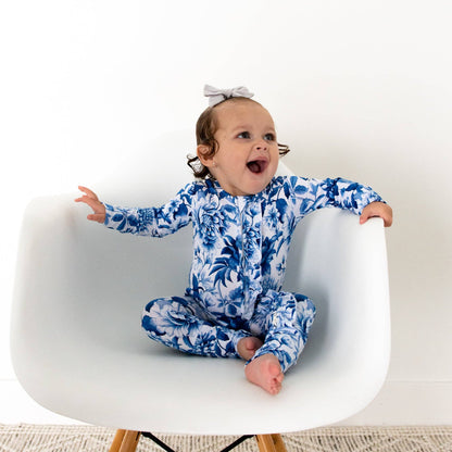 Hattie RUFFLE ZIP Bamboo Sleepes Little