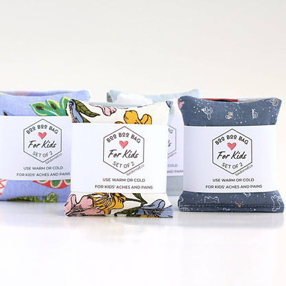 Boo Boo Bag For Kids ⋆ Hot Cold Rice Pack Minis Assorted 2pc