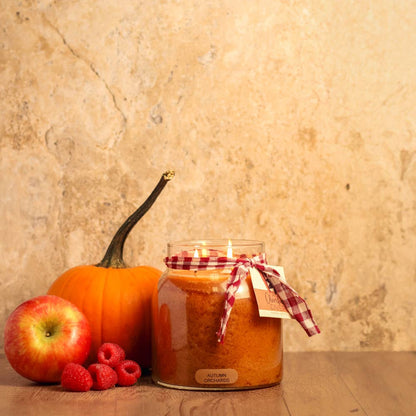 Autumn Orchards – 34oz Fall Strong Scented Jar Candle