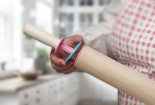 Bakelicious Adjustable Rolling Pin, 12-inch Barrel