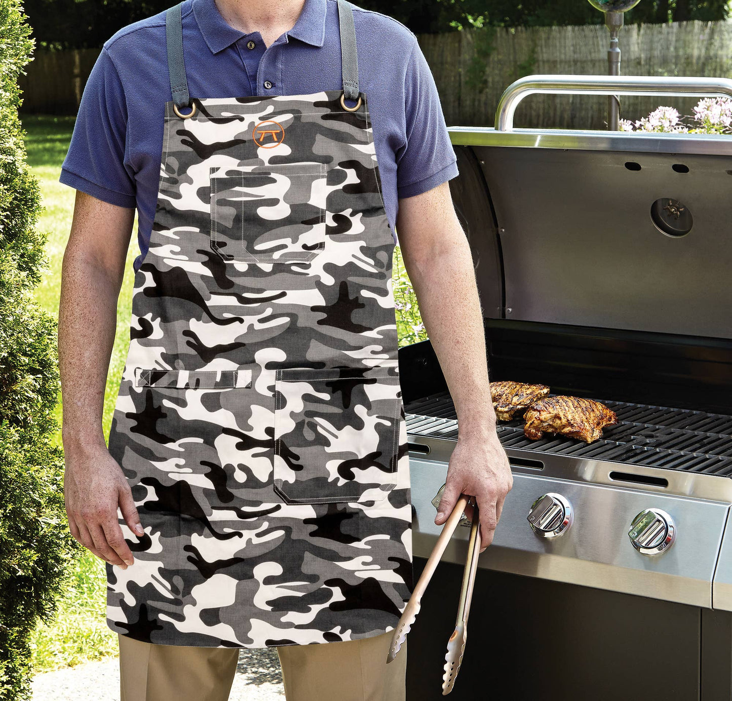 Outset Camo Grill Apron, Cotton, 27" x 34"
