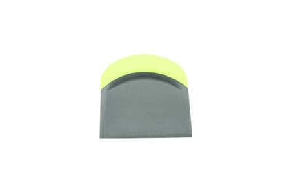 Fox Run 3-In-1 Bowl Scraper, Cutter, Green, 4.25" x 4.75"