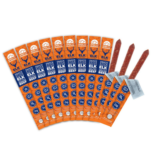 Elk & Grass Fed Beef Snack Sticks