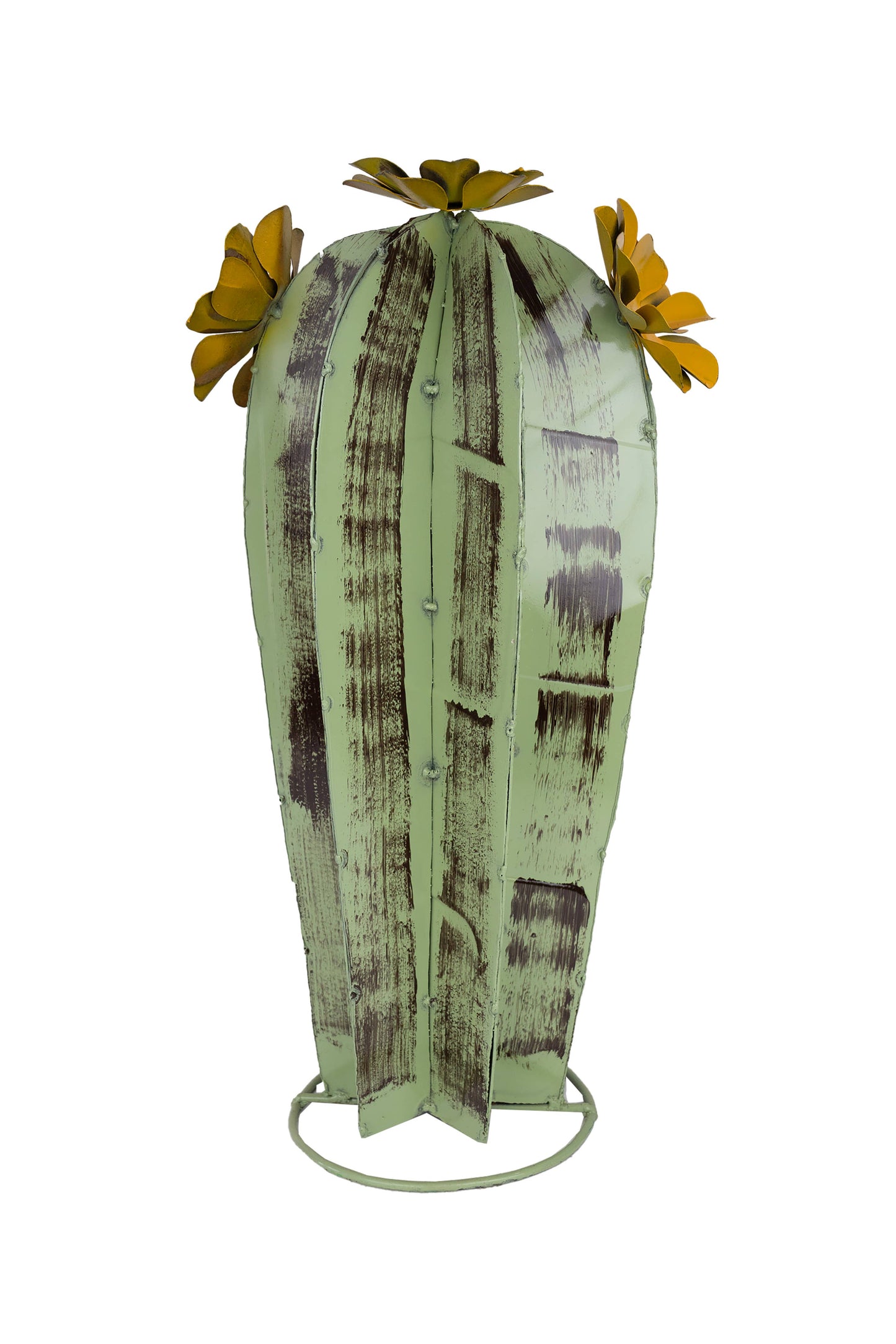 Yuma Metal Cactus-Garden-Desert Decor-Three Sizes-Green-