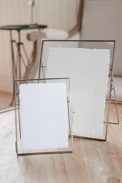 Glass Table Frames & Cards - Live Simply | Housewarming Gift