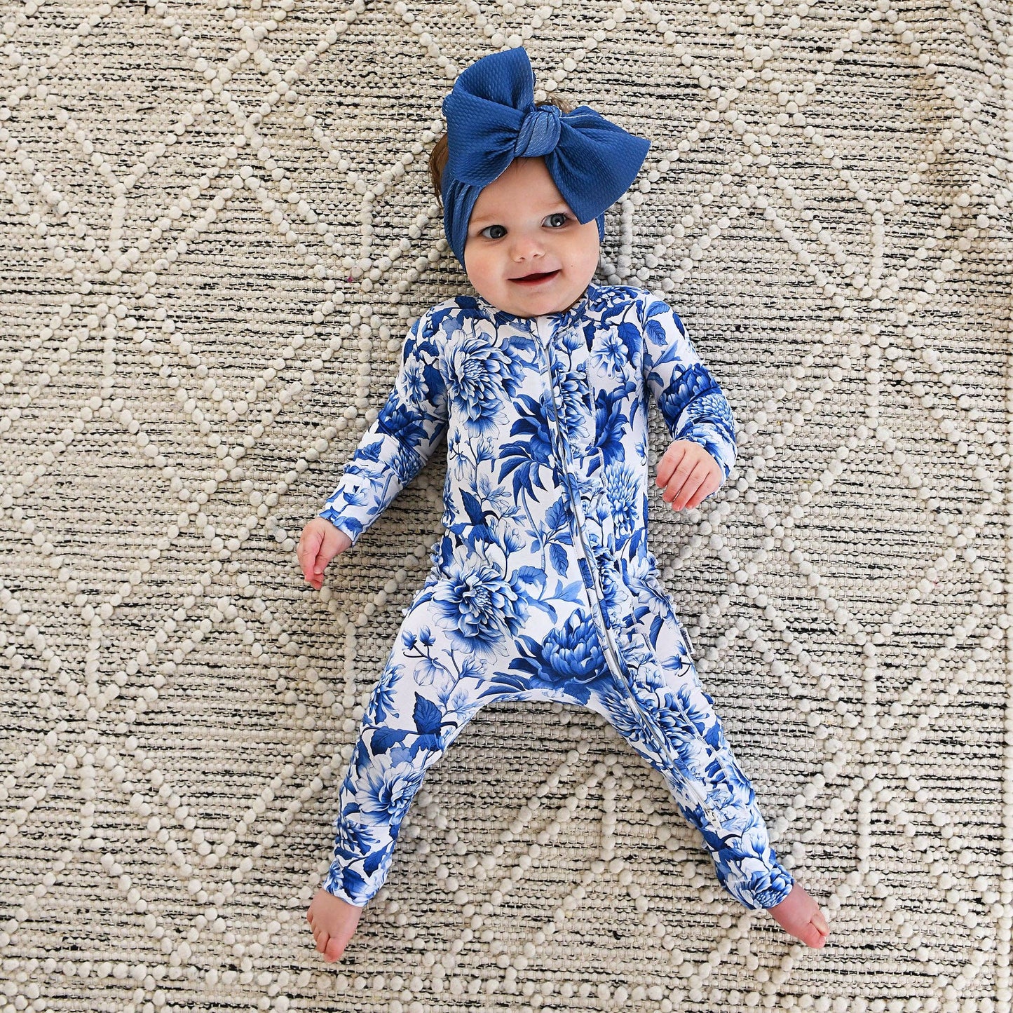 Hattie RUFFLE ZIP Bamboo Sleepes Little