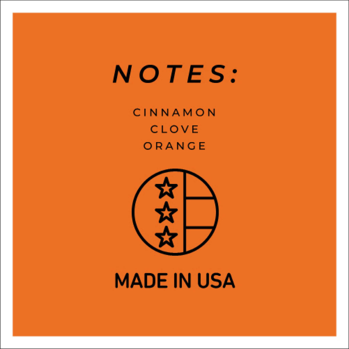Orange Cinnamon Clove – 34oz Holiday Scented Jar Candle