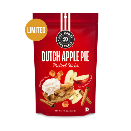 Pop Daddy Dutch Apple Pie Seasoned Pretzels 7.5oz(seasonal)