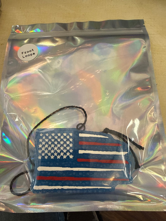 American Flag Freshie - Froot Loops