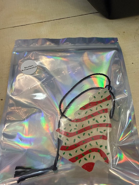 Little Debbie Christmas Tree Freshie - Bourbon Butterscotch