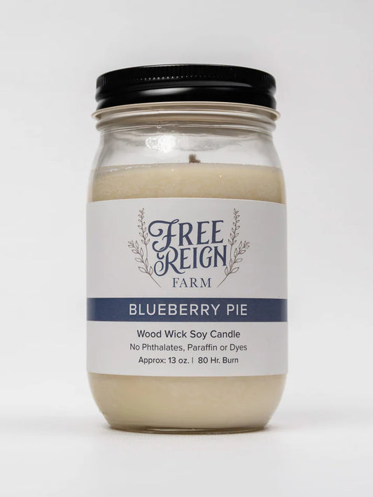 Free Reign Blueberry Pie 13oz Candle