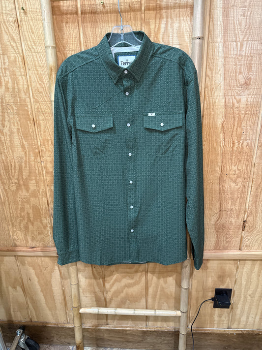 Men’s long sleeve Green shirt