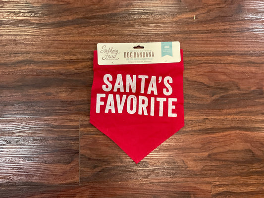 Santa’s Favorite Dog Bandana