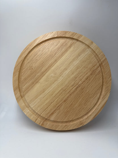 Charcuterie board with utensils