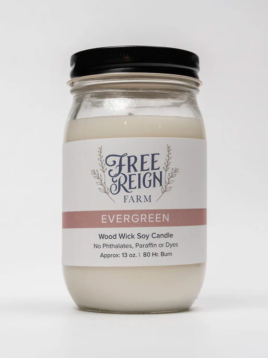 Free Reign Evergreen 13oz Candle