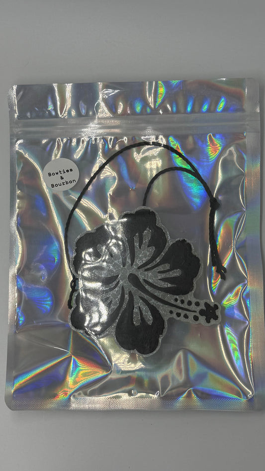 Flower Car Freshie- Bowties & Bourbon