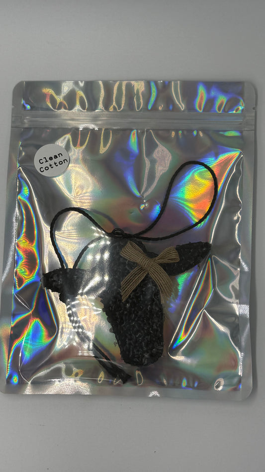 Cow Car Freshie- Clean Cotton Scent