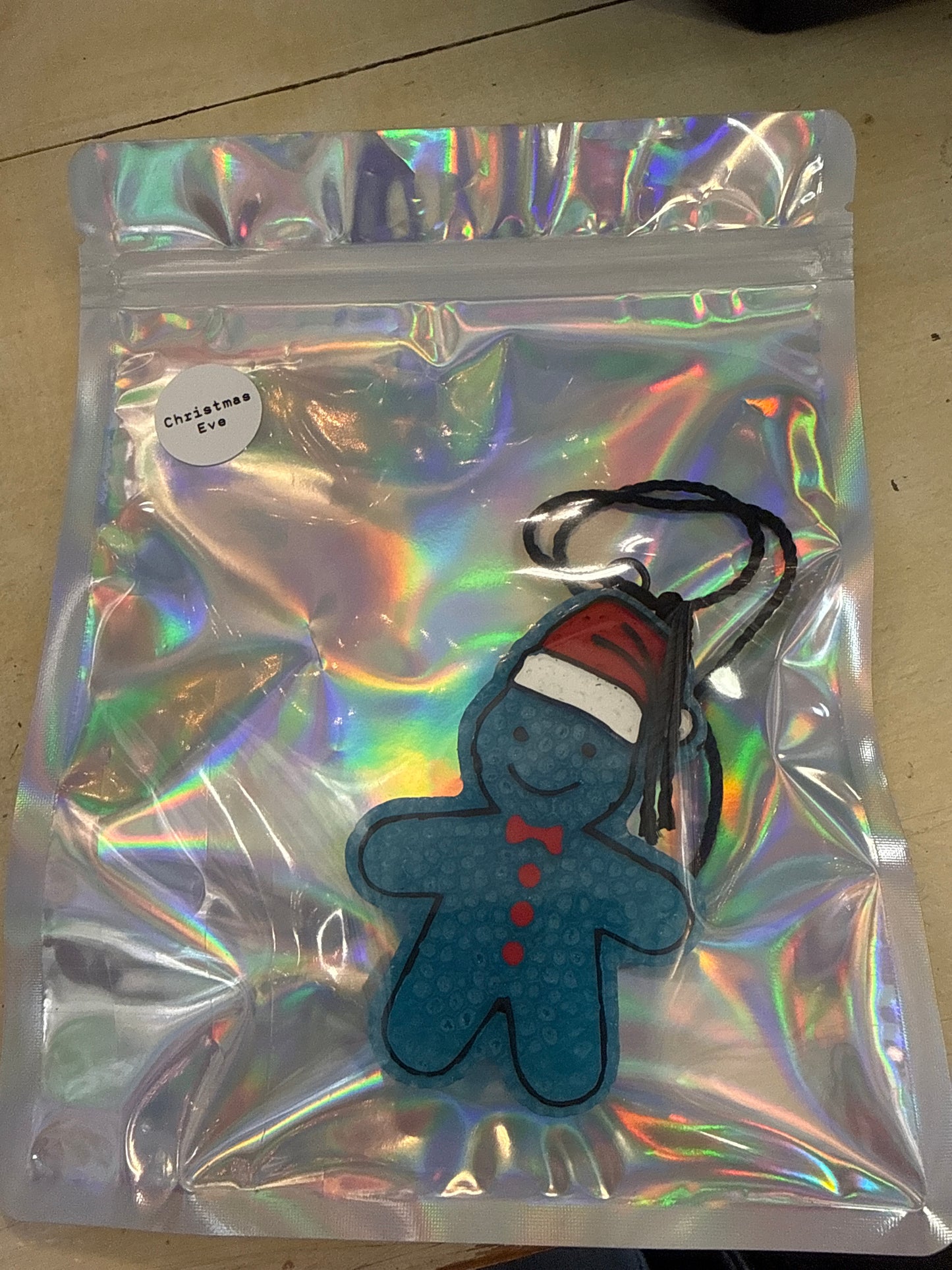 Gingerbread Man Freshie - Christmas Eve