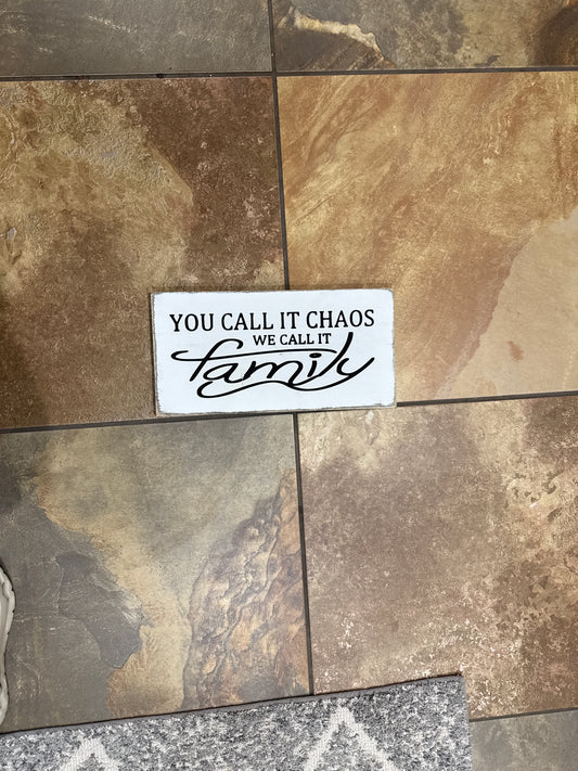 You call it chaos sign